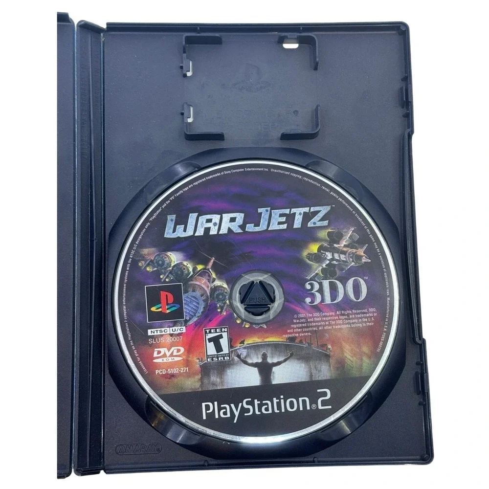 WarJetz Sony PlayStation 2 PS2 2001 3DO Aerial Combat Game SLUS 20007